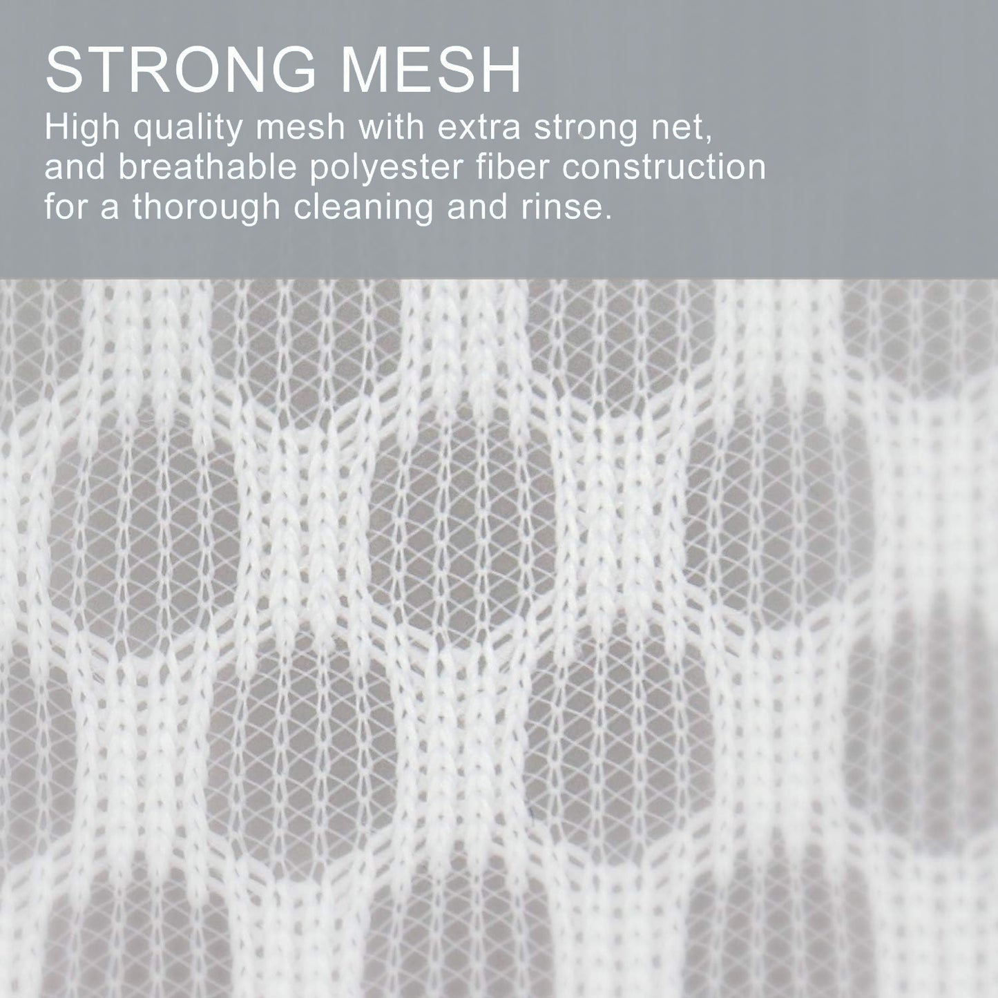 3PCS Durable Honeycomb Mesh Laundry Bags for Washing Machine, Lingerie Bags for Washing Delicates, Travel Storage Organize Bag for Cotton Clothes,Sheet, Shoes- 16"X20"/3 Pack