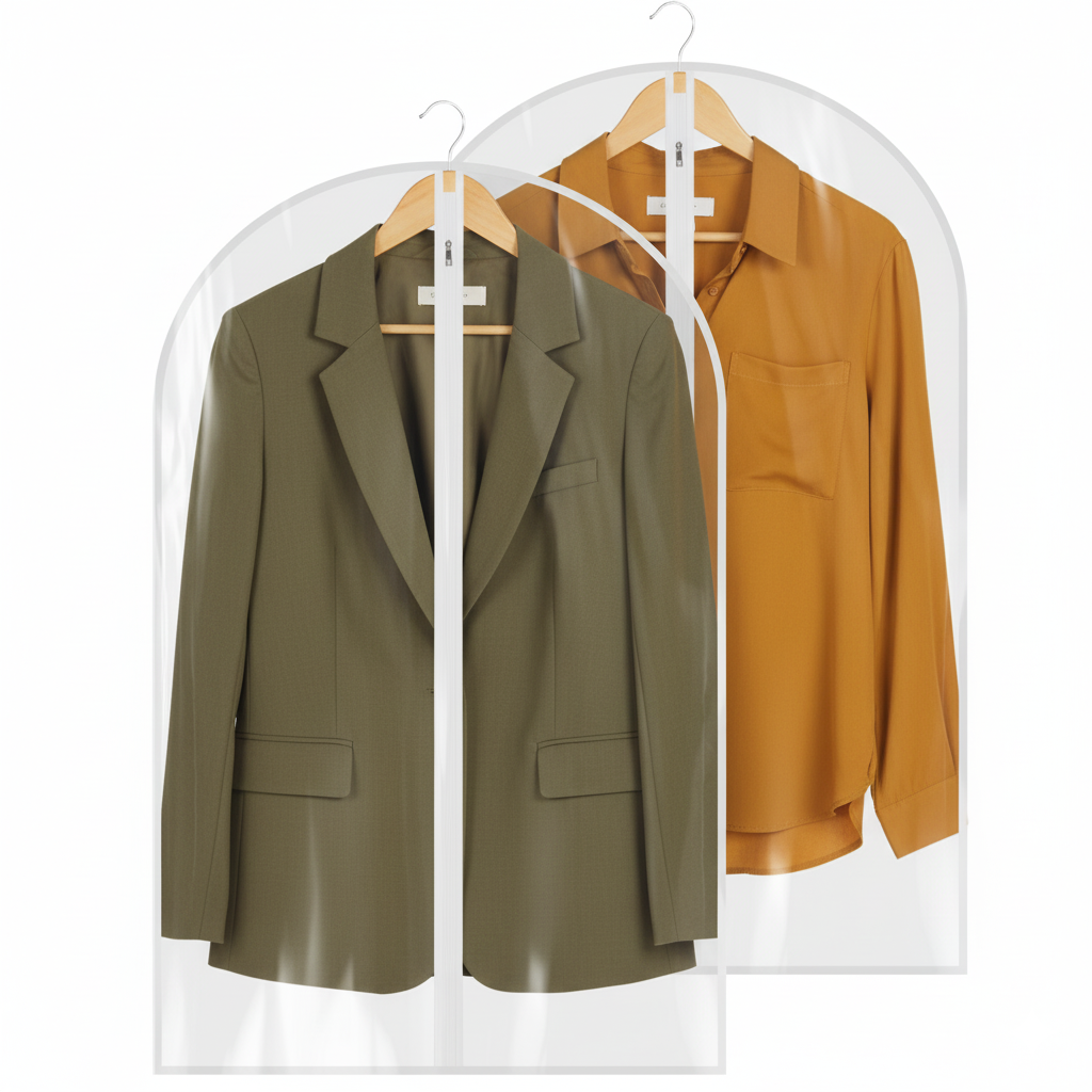 All Clear Garment Bags for Hanging Clothes