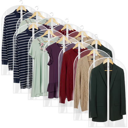 All Clear Garment Bags for Hanging Clothes