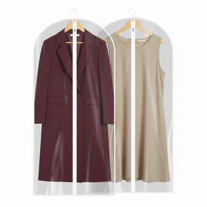 All Clear Garment Bags for Hanging Clothes