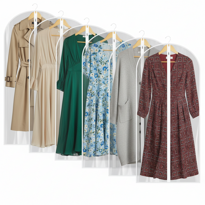 All Clear Garment Bags for Hanging Clothes