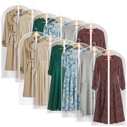 All Clear Garment Bags for Hanging Clothes