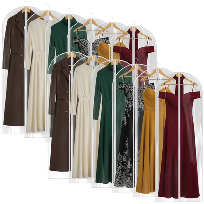 All Clear Garment Bags for Hanging Clothes