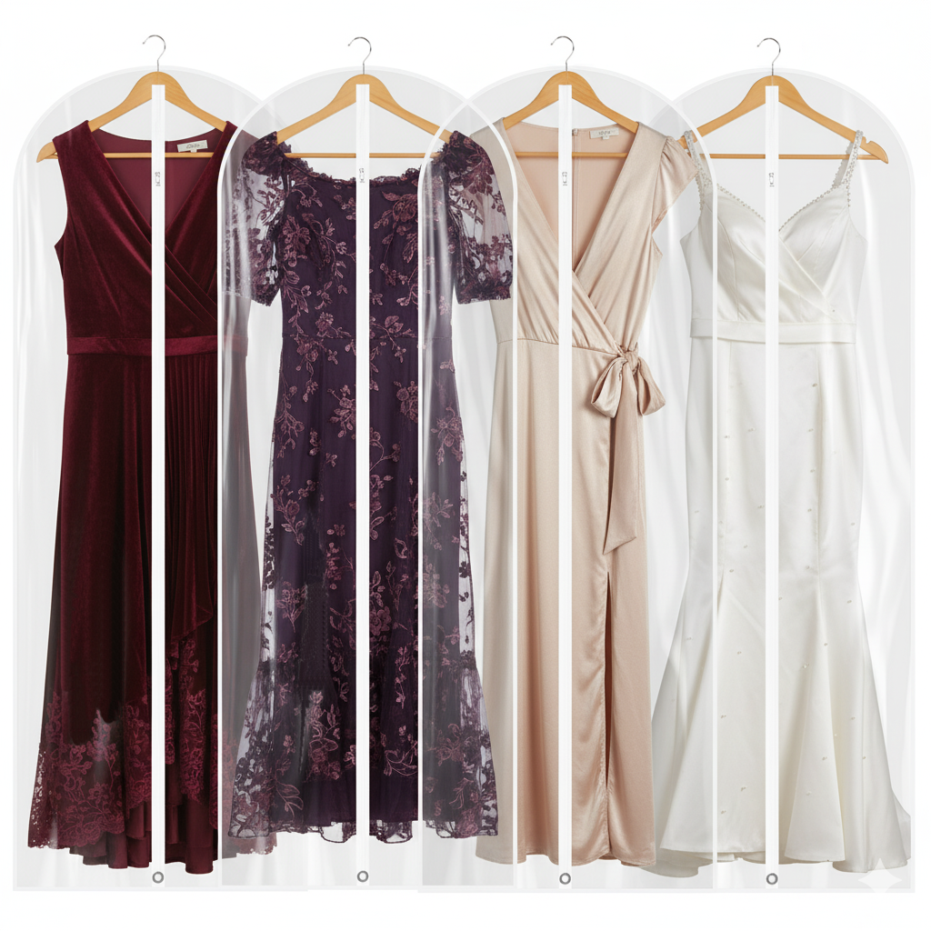 All Clear Garment Bags for Hanging Clothes
