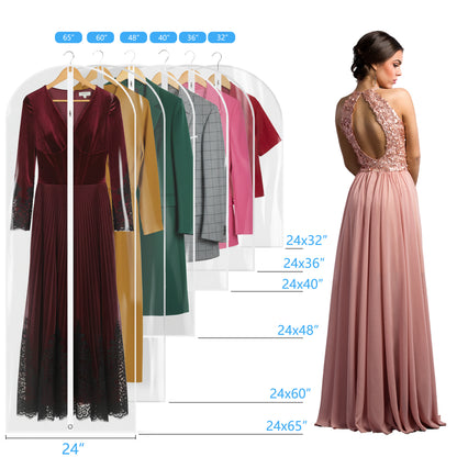 All Clear Garment Bags for Hanging Clothes