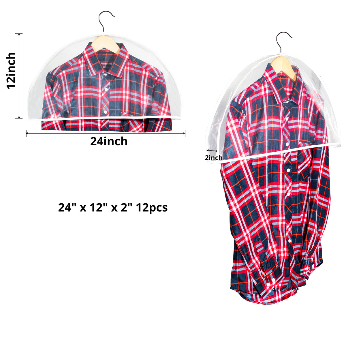 Garment Shoulder Covers for Closet Storage