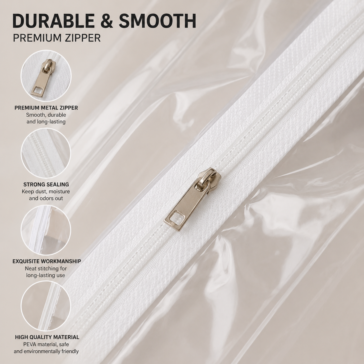 All Clear Garment Bags for Hanging Clothes