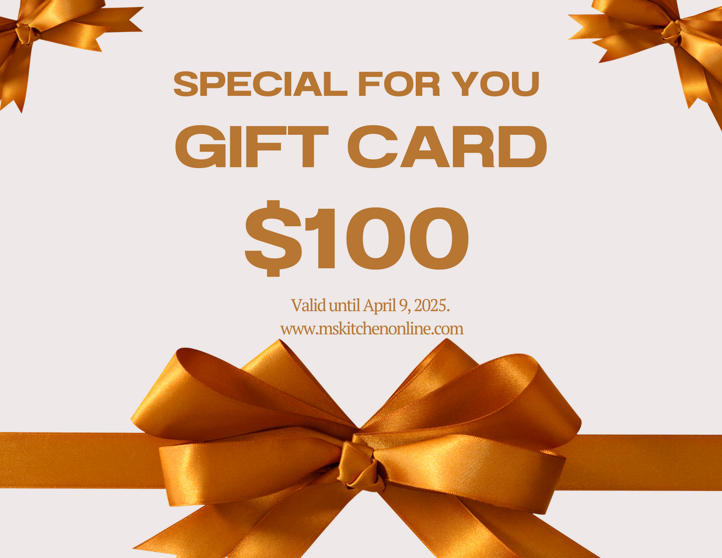 MsKitchen Gift Card