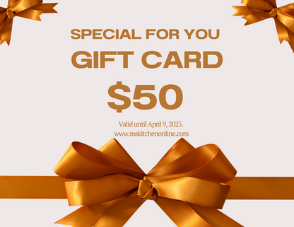 MsKitchen Gift Card